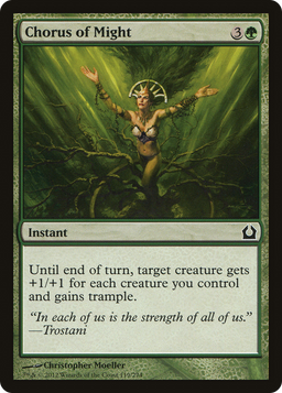 Chorus of Might (RTR-119) - Return to Ravnica Foil