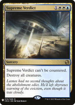 Supreme Verdict (LIST-210) - The List