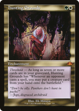 Hunting Grounds (Retro Frame) (DMR-359) - Dominaria Remastered Foil