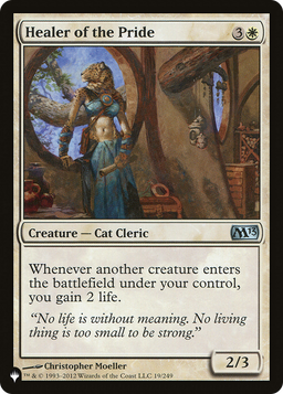 Healer of the Pride (LIST-M13-19) - The List