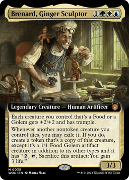 Brenard, Ginger Sculptor (Extended Art) (WOC-035) - Wilds of Eldraine Commander: (Extended Art)
