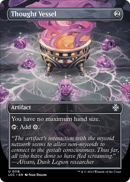 Thought Vessel (Borderless) (LCC-118) - The Lost Caverns of Ixalan Commander