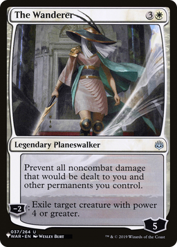 The Wanderer (LIST-WAR-37) - The List