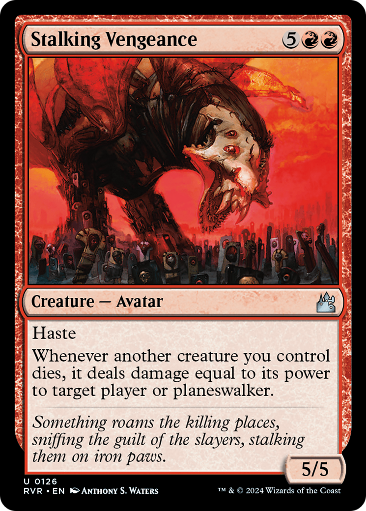Stalking Vengeance (RVR-126) - Ravnica Remastered