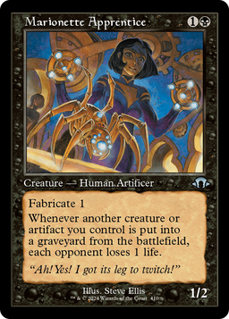 Marionette Apprentice (Retro Frame) (MH3-410) - Modern Horizons 3