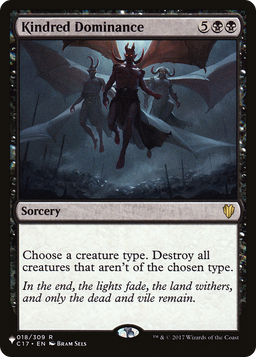 Kindred Dominance (LIST-018/309) - The List