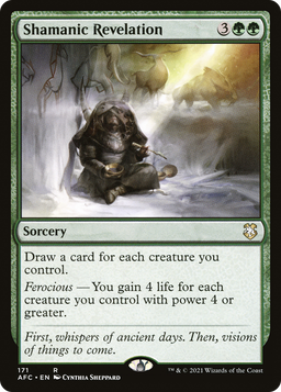 Shamanic Revelation (AFC-171) - Forgotten Realms Commander