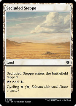 Secluded Steppe (MKC-289) - Murders at Karlov Manor Commander
