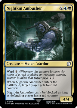 Nightkin Ambusher (Surge Foil) (PIP-640) - Fallout Foil