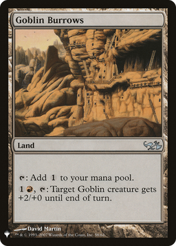 Goblin Burrows (LIST-058) - The List
