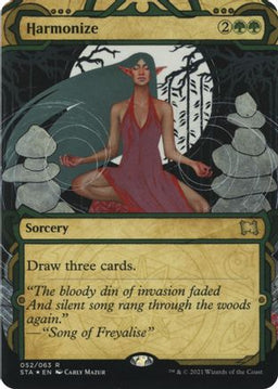 Harmonize (Foil Etched) (STA-052) - Strixhaven Mystical Archive (Borderless) Foil