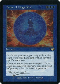 Force of Negation (Retro Frame) (Foil Etched) (MH1-009) - Modern Horizons Foil