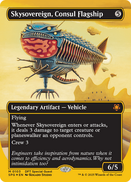 Skysovereign, Consul Flagship (First-Place Foil) (SPG-103) - Special Guests (Borderless) Foil