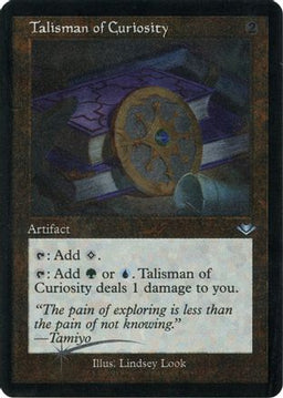 Talisman of Curiosity (Retro Frame) (Foil Etched) (MH1-035) - Modern Horizons Foil