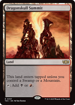 Dragonskull Summit (TDC-357) - Commander: Tarkir: Dragonstorm