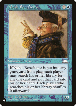 Noble Benefactor (LIST-WTH-44) - The List