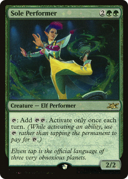 Sole Performer (Galaxy Foil) (UNF-440) - Unfinity Foil