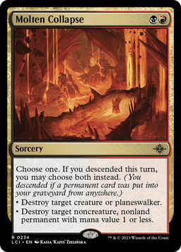 Molten Collapse (LCI-234) - The Lost Caverns of Ixalan Foil