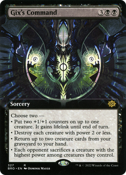 Gix's Command (Extended Art) (BRO-327) - The Brothers' War: (Extended Art)