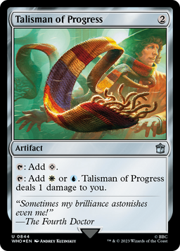 Talisman of Progress (Surge Foil) (WHO-844) - Doctor Who Foil
