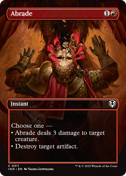 Abrade (Borderless) (INR-311) - Innistrad Remastered Foil