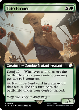 Tato Farmer (Extended Art) (PIP-404) - Fallout: (Extended Art) Foil