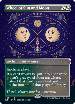 Wheel of Sun and Moon (Borderless) (SLD-1105) - Secret Lair Drop