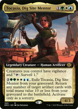 Tocasia, Dig Site Mentor (Extended Art) (BRO-360) - The Brothers' War: (Extended Art)