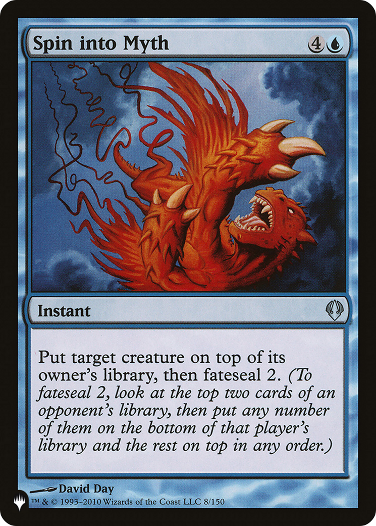 Spin into Myth (LIST-8/150) - The List