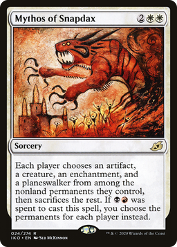 Mythos of Snapdax (IKO-024) - Ikoria: Lair of Behemoths