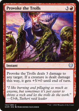 Provoke the Trolls (KHM-144) - Kaldheim
