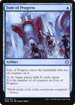 Font of Progress (ONE-051) - Phyrexia: All Will Be One Foil