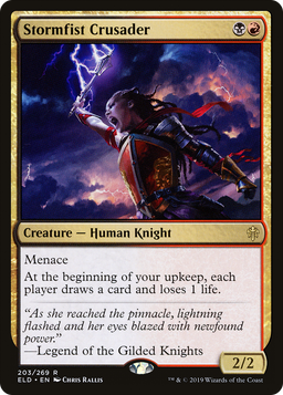 Stormfist Crusader (ELD-203) - Throne of Eldraine Foil