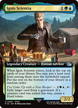 Ignis Scientia (Extended Art) (FIN-492) - FINAL FANTASY: (Extended Art) Foil