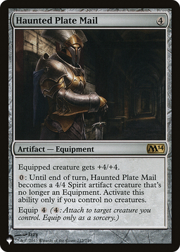 Haunted Plate Mail (LIST-M14-212) - The List