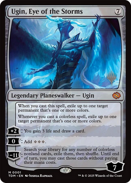 Ugin, Eye of the Storms (PPTDM-001) - Promo Pack: Tarkir: Dragonstorm Foil