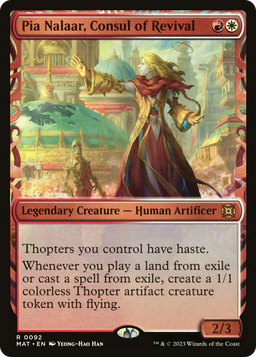 Pia Nalaar, Consul of Revival (Showcase) (MAT-092) - March of the Machine: The Aftermath: (Showcase)