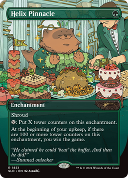 Helix Pinnacle (Rainbow Foil) (SLD-1831) - Secret Lair Drop (Borderless) Foil