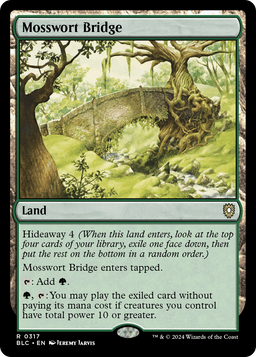 Mosswort Bridge (BLC-317) - Bloomburrow Commander