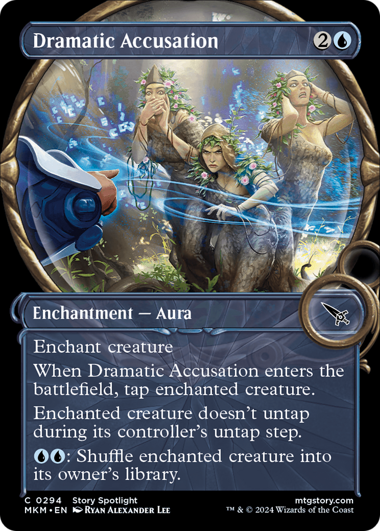 Dramatic Accusation (Showcase) (MKM-294) - Murders at Karlov Manor: (Showcase) Foil