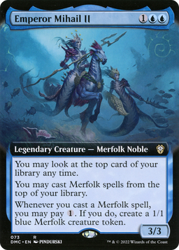 Emperor Mihail II (Extended Art) (DMC-073) - Dominaria United Commander: (Extended Art)