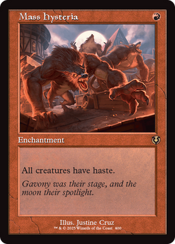 Mass Hysteria (Retro Frame) (INR-400) - Innistrad Remastered Foil