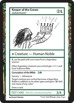 Keeper of the Crown (adventurer) (MB2PC-) - Mystery Booster 2