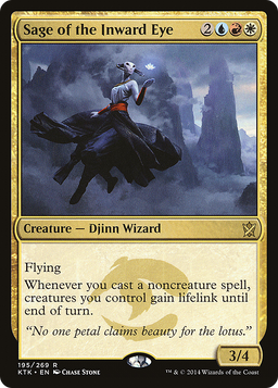 Sage of the Inward Eye (KTK-195) - Khans of Tarkir