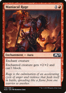 Maniacal Rage (M20-149) - Core Set 2020