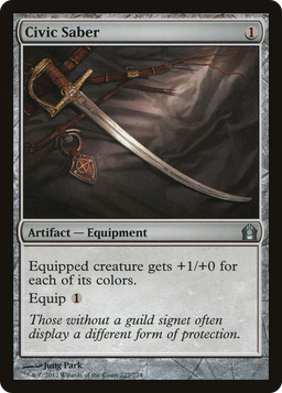 Civic Saber (RTR-227) - Return to Ravnica Foil