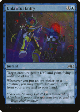 Unlawful Entry (Galaxy Foil) (UNF-348) - Unfinity Foil