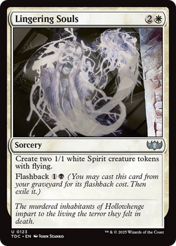 Lingering Souls (TDC-123) - Commander: Tarkir: Dragonstorm
