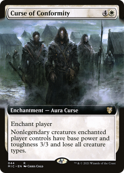Curse of Conformity (Extended Art) (MIC-044) - Midnight Hunt Commander: (Extended Art)