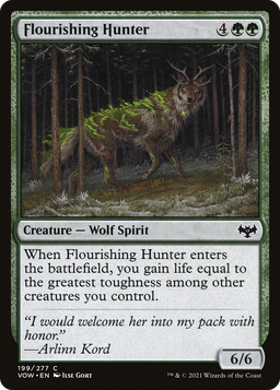 Flourishing Hunter (VOW-199) - Innistrad: Crimson Vow
